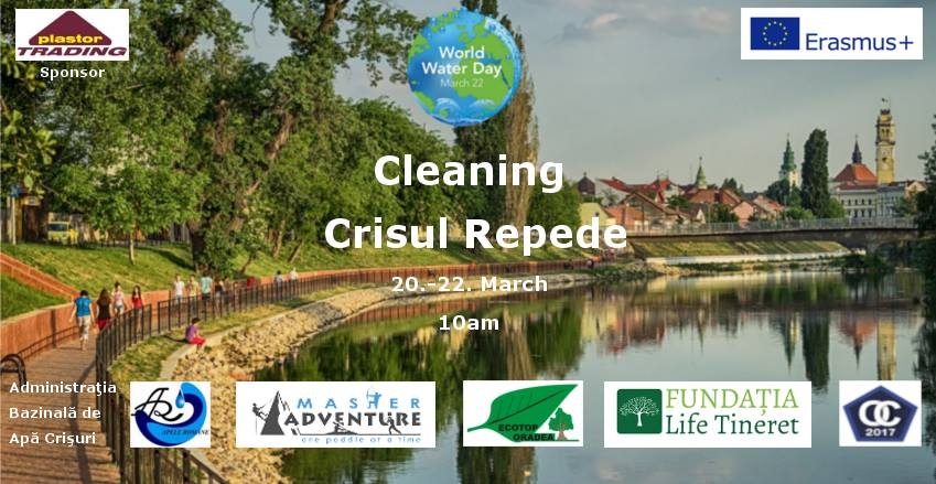 Cleaning the river Crisul Repede